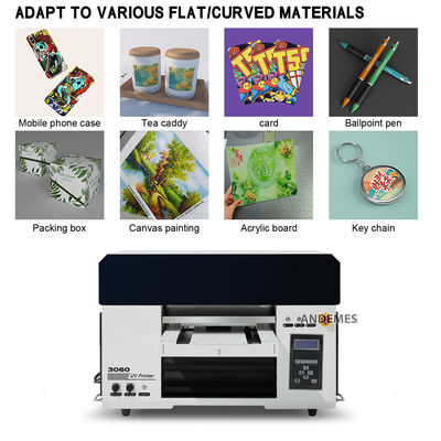 40 cm di larghezza di stampa Stampa UV multicolore A3 3060 con roll to roll e flatbed