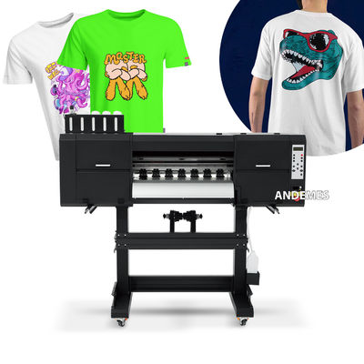 60 cm Dimensione DTF i3200 A1 T-shirt macchina da stampa con asciugatrice conveyor Shaker