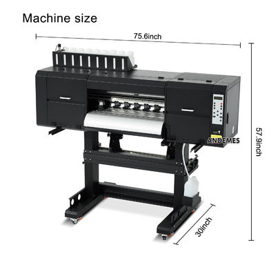 Stampa a getto d'inchiostro DTF semiautomatica da 60 cm con convogliatore e frullatore
