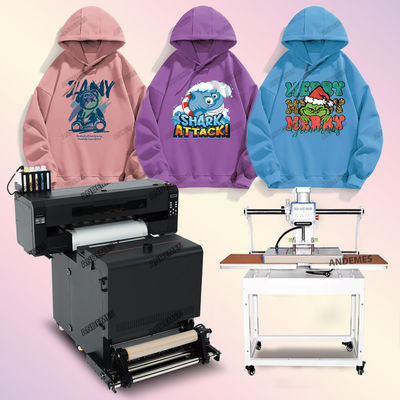 Stampante DTF da 60 cm certificata CE/UKCA/ROHS con inchiostro bianco DTF e 1 anno di garanzia per stampe di alta qualità