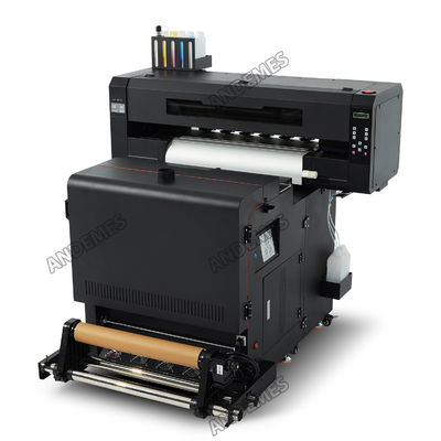 Stampa a getto d'inchiostro commerciale DTF A1 da 60 cm con testina di stampa I3200 e asciugatrice a scossa di polvere