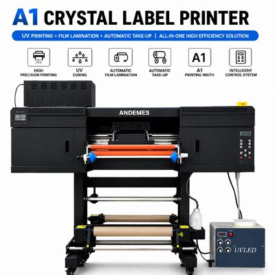 Stampante per etichette a cristalli UV A1 con sistema di stampa su rotolo di grande formato Epson I3200