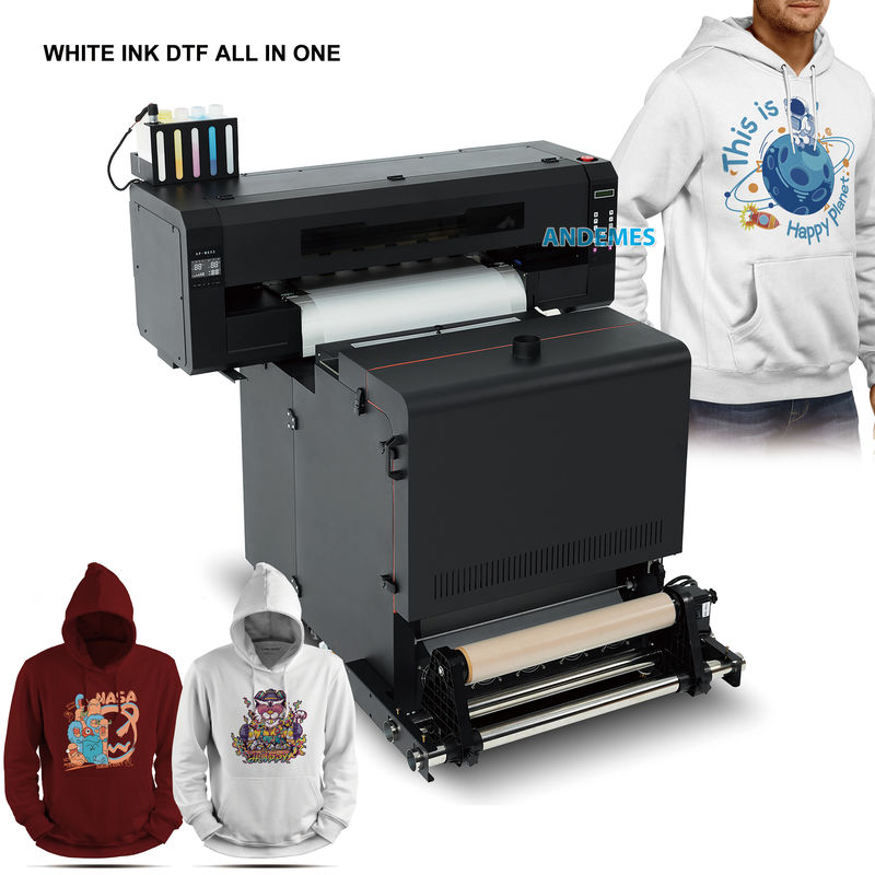 Fabbrica Diretto alle vendite A1 60cm DTF Stampa 2 I3200 Teste Diretto alla pellicola Stampa digitale Pet Film Inkjet DTF Stampa