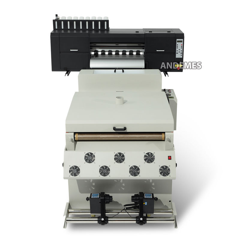 Stampante DTF professionale con inchiostro bianco larghezza di stampa 60 cm 3 teste asciugatrice fluorescente